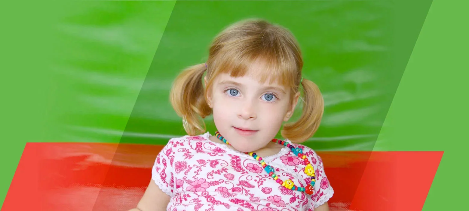 Girl having Occupational therapy and Physio therapy at The Kids Place